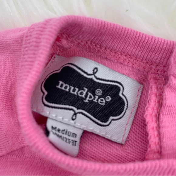 Mudpie skeleton top - pink - long sleeves - 2T/3T - Picture 2 of 3